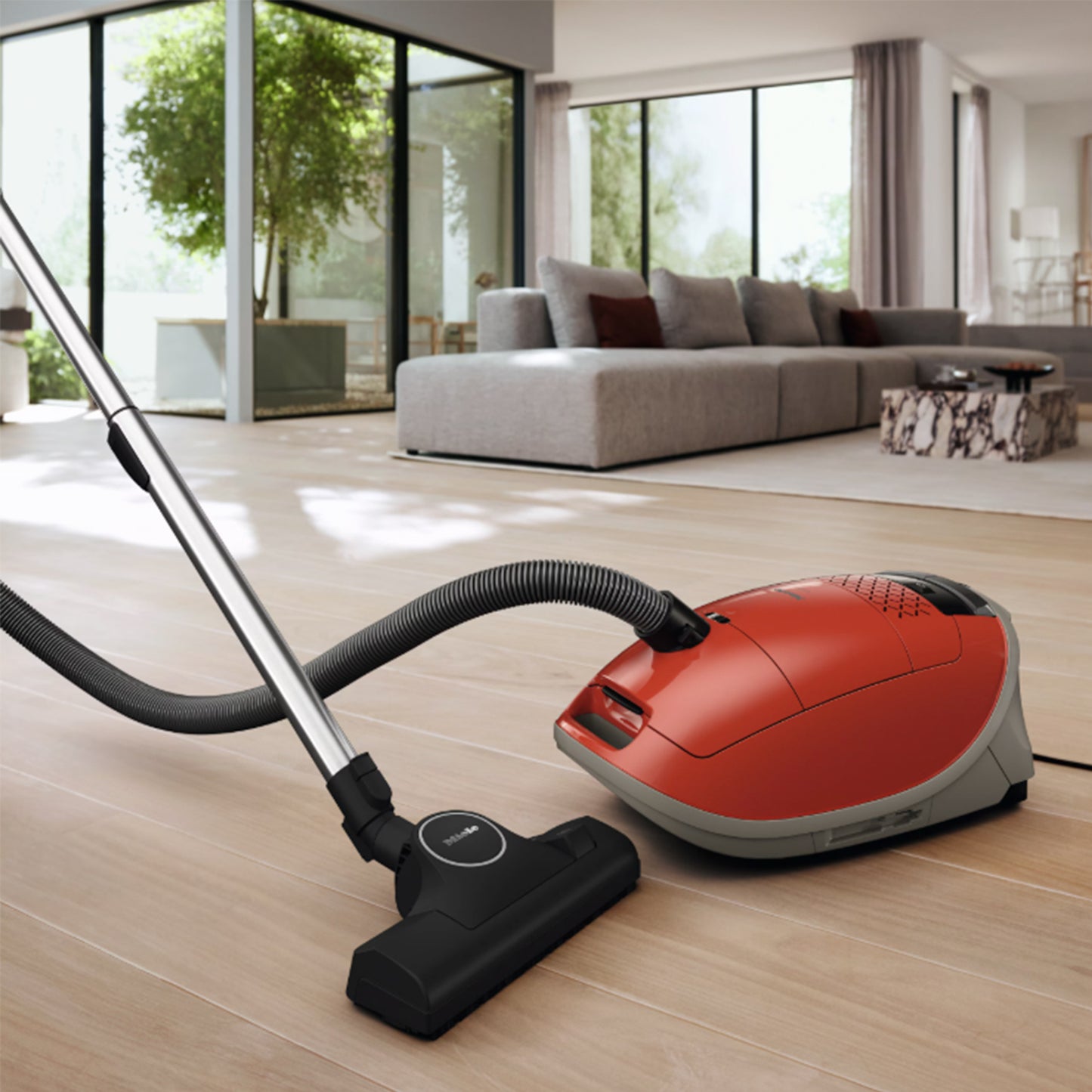Miele Guard M1 Canister Vacuum - Terra Red